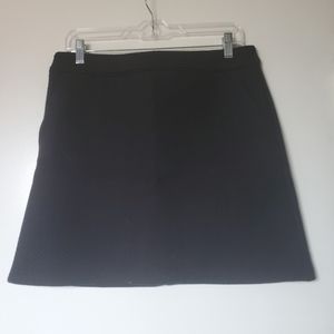 Loft black mini skirt